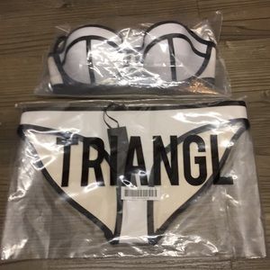 NWT TRIANGL Milly Bikini in Indiana Ice